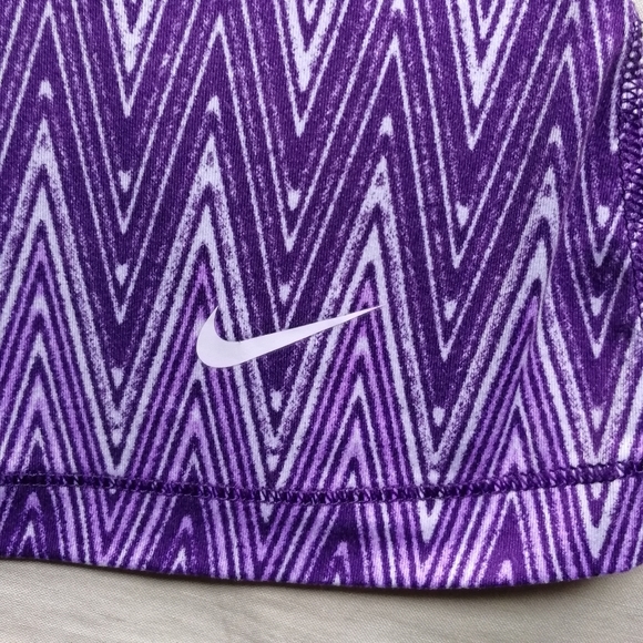 NIKE Dri-Fit G87 Geometric Aztec Racerbank Tank Top Purple Medium - Picture 4 of 9